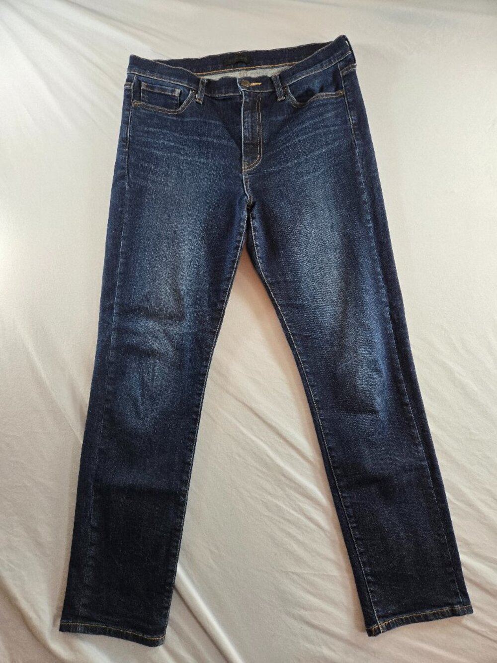 UNIQLO Women's Jeans Size 28 Dark Wash Straight Leg Cotton Denim